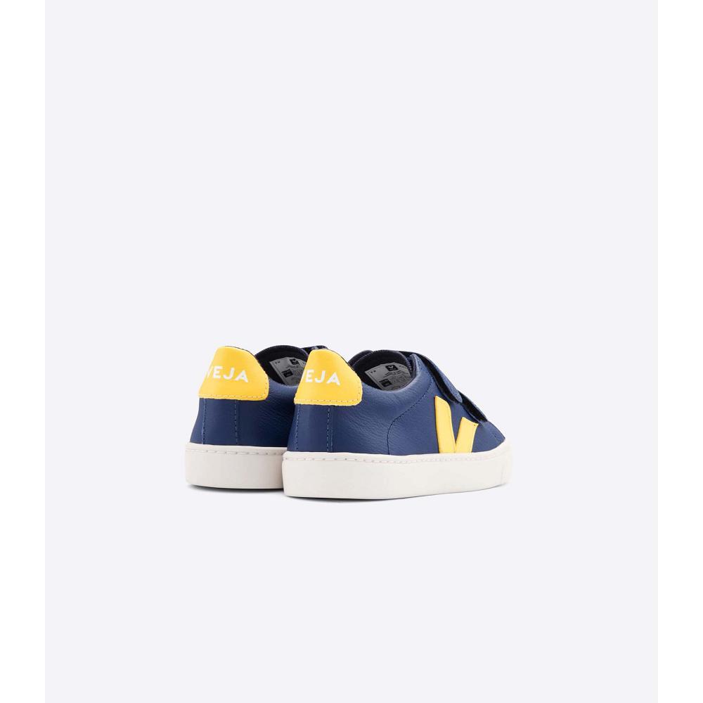 Navy Kids' Veja ESPLAR CHROMEFREE Sneakers | AU 823CTV